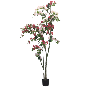 CHUANGFA 230cm Tanaman Lantai Bougainvillea Buatan Ramah Lingkungan & Tahan Lama - Dekorasi Thanksgiving & Pernikahan