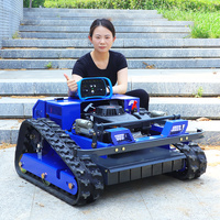 Robot tondeuse à gazon intelligent avec télécommande pour jardin et champ