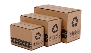 Boîte <span class=keywords><strong>de</strong></span> rangement solide, emballage pliable, carton ondulé, boîte postale personnalisée à fermeture éclair auto-adhésive - Product Image 3