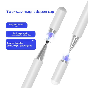 Stylet de précision dessin Pad crayon inscriptible capuchon de stylo magnétique bidirectionnel <span class=keywords><strong>Compatible</strong></span> <span class=keywords><strong>Apple</strong></span> crayon pro <span class=keywords><strong>iPad</strong></span> <span class=keywords><strong>Air</strong></span> tous les téléphones - Product Image 2