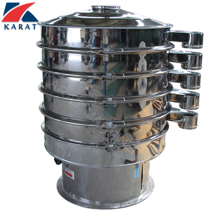 Zwei schicht ige kreisförmige Vibrations sieb maschine SS304 für Sojamehl - Product Image 6