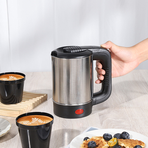 Bouilloire électrique en acier inoxydable 500 ml abordable, durable, isolée, pratique, cafetière, appareil de cuisine - Product Image 2