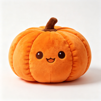 Peluche Citrouille Ultra Douce et Confortable, Rembourrée en Coton PP, Logo Personnalisé, Marque OEM, Fourniture en Gros, Cadeau Promotionnel pour Tous les Âges