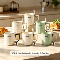 Taza de Café de Cerámica Personalizada de 11 oz, Juego de Tazas Sublimables, Bonitas Tazas con Personajes en 3D para Bodas y Navidad