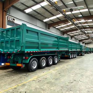 Semi-remorque benne arrière 4 essieux robuste - Product Image 2