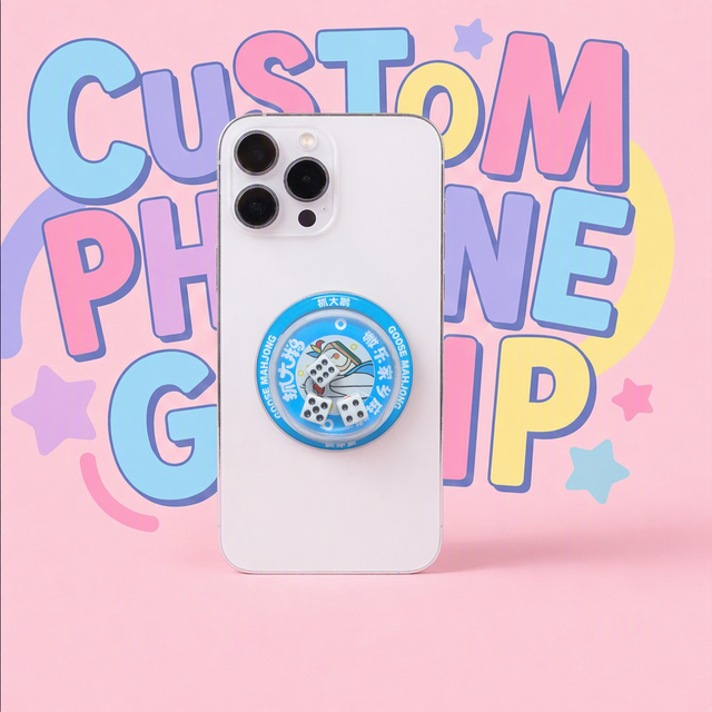 Fast Turnaround & Low MOQ Custom Acrylic Phone Grip Phone Grip Hologram Phone Grip