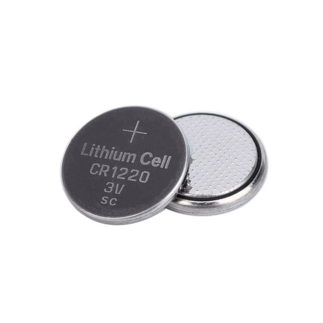 High Capacity CR1220 Non Rechargeable 3v Lithium Button Cell Coin Battery