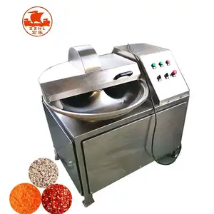 50 Liter Automatic Silent Frozen High Speed Cutter/ Chopper Vegetable Processing Equipment Bowl Cutter Meat Chopping Machine