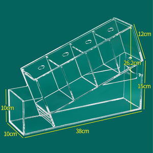 Relaxlines Klein <span class=keywords><strong>Aquarium</strong></span> Led Acryl Creatieve Aquaria Vierkante Tafelblad <span class=keywords><strong>Aquarium</strong></span> Met 2.5W Waterpomp - Product Image 6
