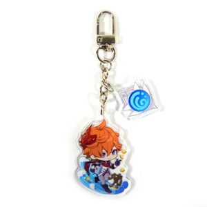 Genshin <span class=keywords><strong>impact</strong></span> Zhongli diluc พวงกุญแจคอสเพลย์ตัวการ์ตูนน่ารักเกมส์ VENTI paimon Tartaglia พวงกุญแจจี้อะคริลิค - Product Image 3