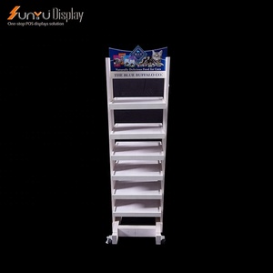 Chuyên nghiệp Hot Phong Cách tùy chỉnh 6 Tier gỗ hiển thị tầng hiển thị đứng cho bán lẻ Rack hiển thị - Product Image 2