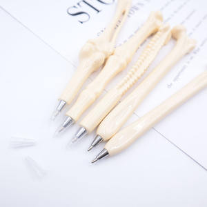 Yaratıcı cadılar bayramı 5-gerçekçi modelleme komik kemik tükenmez kalem 1.0mm yazma genişliği plastik vücut spor promosyon Logo reklam - Product Image 4