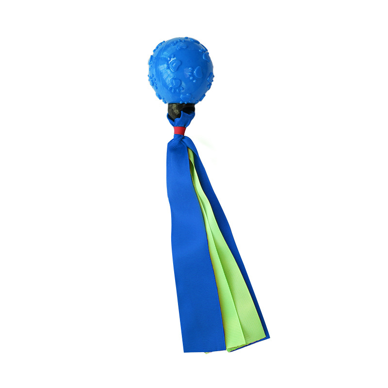 Boule de ruban bleu