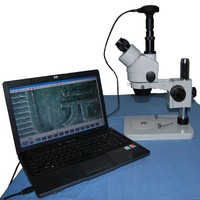 5MP USB Microscope Camera 2592x1944 Digital Microscope 30fps CMOS Digital Eyepiece Built-in Relay Lens Lab Biological Use