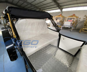 <span class=keywords><strong>Grain</strong></span> de bois noir nouvelle calèche électrique touristique pour mariage et scène Spot utilisation extérieure origine Henan - Product Image 6