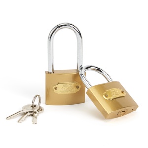Candado de hierro de 20mm-75mm de Color latón, 3 Llaves, cerradura de puerta de acero duradera, llave antirrobo impermeable, función de desbloqueo para seguridad