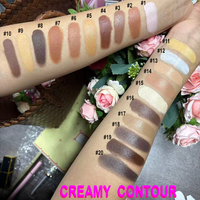 Palette de maquillage à marque privée, 12 couleurs, surligneur, blush, palette de contour, personnalisable, échantillon gratuit