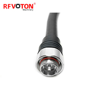 1/2 Superflex Flexibles Feeder-Kabel 4.3-10 MINI DIN Stecker auf 4.3/10 Stecker Gerade 1/2 Sf Heliax Koaxial-Verbindungskabel