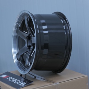 Maining Forged Racing GT Hyper Black Premium Beyond Wheels Sport Style pour Supra 350Z 370Z 86 BRZ Advan Wheels Jantes - Product Image 2