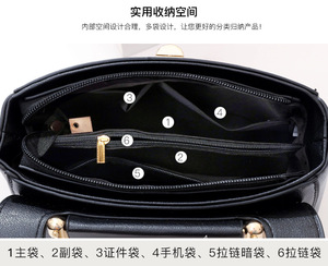 Luxury Handbags Women <b>Bags</b> Designer Leather Handbag Fashion Shoulder Crossbody Tote <b>Bag</b> - Product Image 2