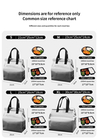 Sac isotherme de repas à emporter écologique imperméable à l'eau non tissé isolé pour le déjeuner avec logo