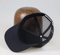 Chapeaux de camionneur en satin brodés sur mesure ODM & OEM chapeau à 5 panneaux avec bonnet en maille A-Frame vierge en satin et daim pour événements promotionnels
