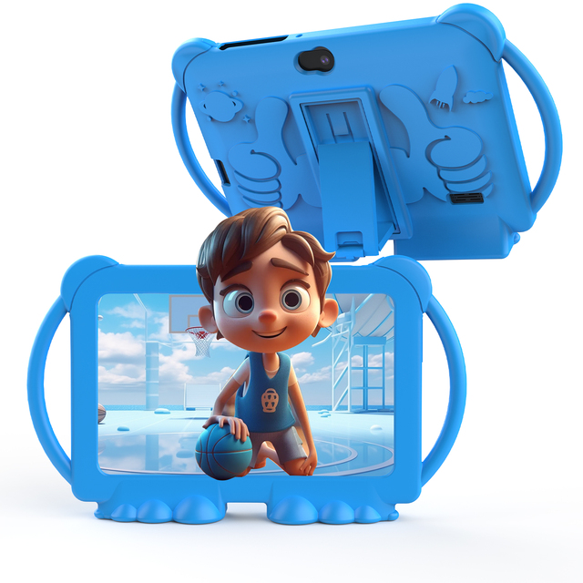 7 Inch Cheap Android Capacitive Screen 4GB 32GB New Quad Core Processor Educational Wifi Enabled Kids Smart Tablet PC