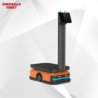 Robot mobile autonome AGV pour la logistique d'entrepôt, manutention, navigation par vision intelligente, véhicule guidé, plateforme de chargement 1200 mm