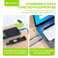 BAVIN grosir pc abs CB299 usb Tipe c mikro perjalanan pendamping organizer elektronik
