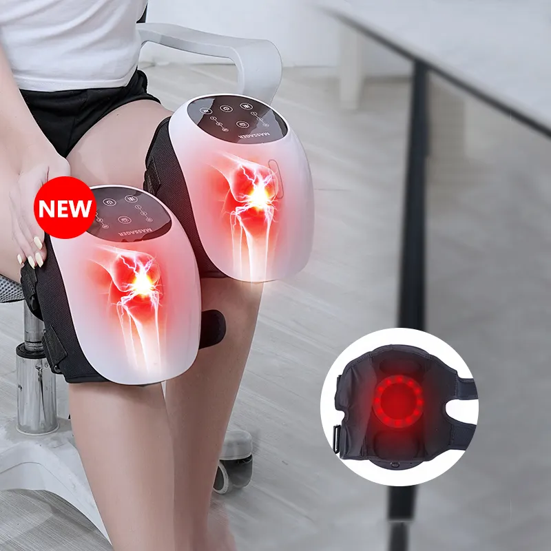 2024 Physiotherapy Thermal Electric Knee Massager Pain Relief Machines With Joint Pain Relief Treatment Heating Knee Massager