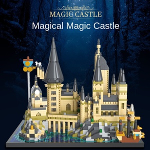 Set de Bloques de Construcción con Temática del Castillo de <span class=keywords><strong>Hogwarts</strong></span>, Academia del Castillo Mágico, Material ABS Unisex, Juguete DIY, Regalo - Product Image 2