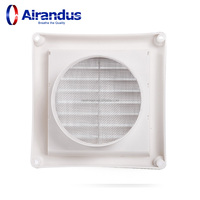 NOUVEAU HVACR SMS-PW Grille de ventilation carrée en plastique de haute qualité pour conduit d'air