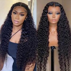 Parrucche in pizzo alla moda europee e americane, bigodini per capelli ricci africani con tubi lunghi e copricapo sintetico completo. - Product Image 3