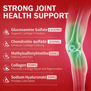 Tiras de Glucosamina y Condroitina de Disolución Rápida de Marca Privada con MSM e Hialuronato de Sodio para el Apoyo a la Lubricación de las Articulaciones - Product Image 4