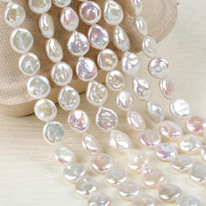 Perles d'eau douce baroques colorées en gros du fabricant, forte brillance, irrégulières et dispersées, pour bijoux DIY, perles en vrac - Product Image 1