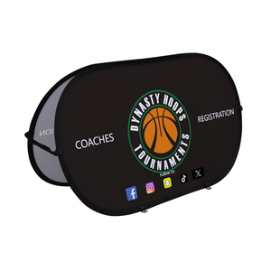 Sàn đứng Polyester một khung hiển thị biểu ngữ đứng tùy chỉnh in quảng cáo thể thao sự kiện bật lên một biểu ngữ khung - Product Image 1