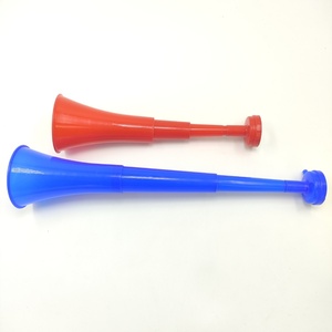 Corneta de plástico plegable personalizada con logo, MOQ 300 unidades/un color, para juegos, fiestas, reuniones deportivas escolares, con stock disponible - Product Image 3