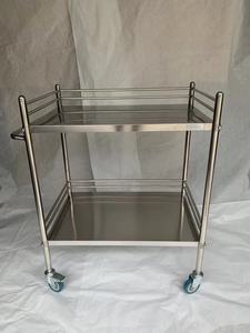 Factory Price Hospital Use Clinic Stainless Steel <strong>Dressing</strong> Cart <strong>Trolley</strong> Instrument Cart Mayo Instrument <strong>Trolley</strong> - Product Image 3