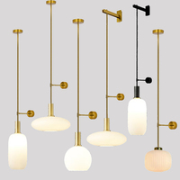 Lampu Dinding LED Minimalis Nordik Berbahan Besi, Lampu Gantung Kreatif untuk Koridor, Lorong, Kamar Hotel, Dinding Latar Belakang Putih Hangat, Ruang Tamu