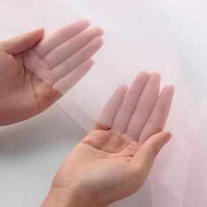 100% <span class=keywords><strong>Polyester</strong></span> Thêu Trắng <span class=keywords><strong>Organdy</strong></span> Vải Chất Lượng Cao Được Sử Dụng Cho Trang Phục Quần Áo - Product Image 3