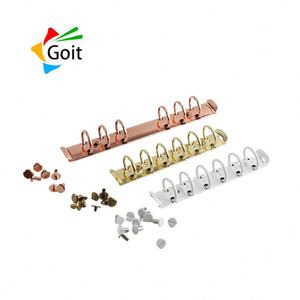 A4 B5 A7 A6 A5 máy tính xách tay 6 Vòng chất kết dính cơ chế Đồng Đen vàng hồng bạc kim loại lỏng lẻo Lá Chất kết dính Nhẫn Inter vít - Product Image 2