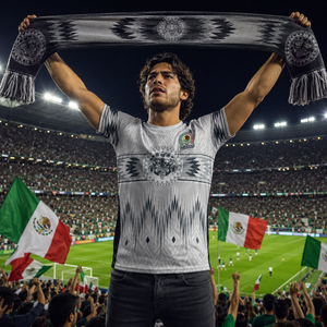 Camiseta de Fútbol para Hombre con Totem <span class=keywords><strong>Maya</strong></span> Tribal del Equipo Nacional Mexicano, Impresión 3D, Jersey para Fanáticos del Equipo Nacional, Venta al por Mayor y Personalización - Product Image 1