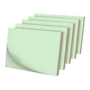 Artigos de papelaria Material Escolar 127*76mm Papel Colorido Sticky Note Pad Personalizado 3*5 Polegadas Memo Pad Índice Postado Sticky It Note Pad