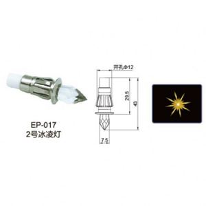 Elanby EP-017 - Lámpara de Techo LED con Forma de Estrella, Fibra Óptica, Cristal, Accesorios de Extremo, Clasificación IP68, Luz Diurna de 6000K para Decoración e Iluminación - Product Image 3
