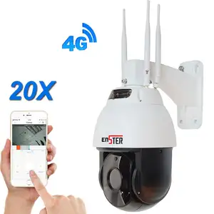 ENSTER 1080P HD 20X Optical Zoom Hot Menjual Kamera CCTV 4G PTZ CCTV Sistem XM IP Camera