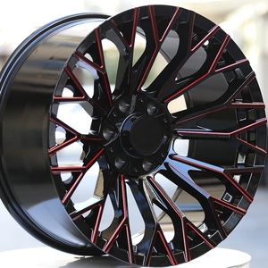 20 pulgadas 20x10 6x139,7 6x135 multi alambre radios negro cóncavo Aleación de lujo ruedas de automóviles de pasajeros <span class=keywords><strong>llantas</strong></span> Mags neumáticos - Product Image 2
