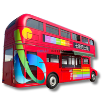 Bus de luxe à deux étages de Londres, avec couchettes, restauration, karaoké, bar sur roues, pour fêtes et événements