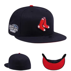 Gorras spor kapaklar özel logo snapback kapaklar Pittscap customburgh korsanlar duvar kağıdı unisex düz ağız beyzbol gorras donatılmış şapka