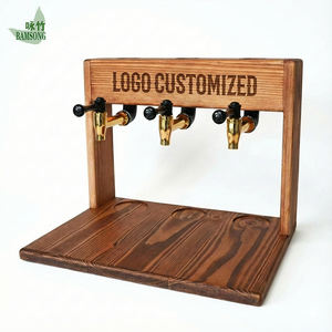 ตู้จ่ายไวน์ไม้คุณภาพสูง พร้อมก๊อกน้ำใช้งานง่าย สำหรับบาร์ในบ้าน งานปาร์ตี้ และร้านอาหาร - Product Image 1