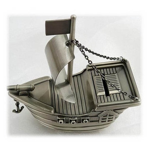 Tirelire en alliage de zinc en forme de <span class=keywords><strong>bateau</strong></span> <span class=keywords><strong>pirate</strong></span> en gros - Product Image 1